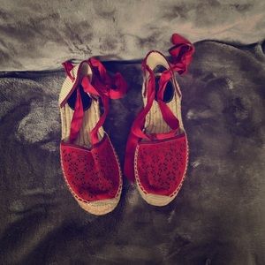 Women’s Espadrille Red shoes